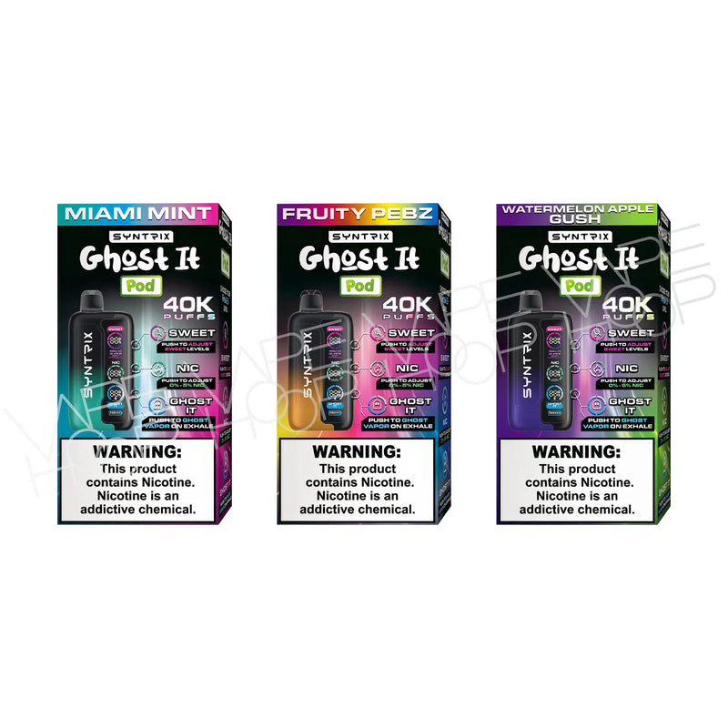 Pod Juice SYNTRIX x Ghost It 40000 Puffs Vape