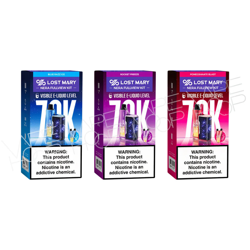 Lost Mary NERA Fullview 70K Puffs Kit & Pod Disposable