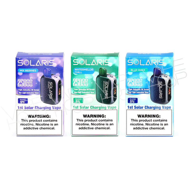 Solaris Disposable Vape 25000 puffs
