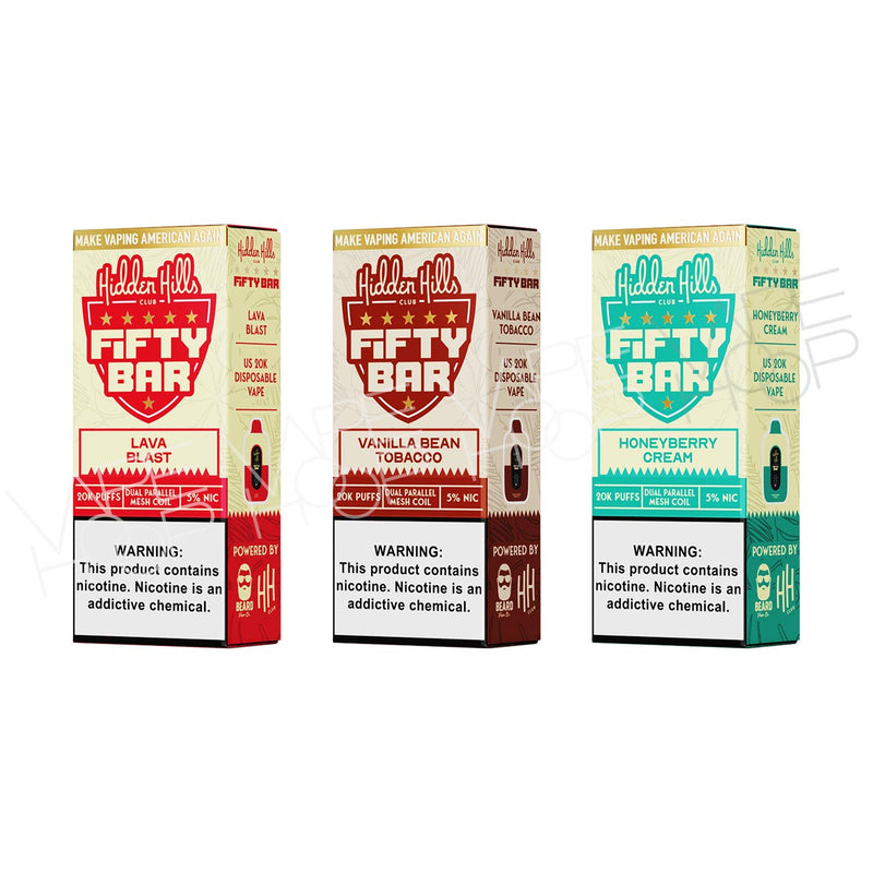 Fifty Bar x Hidden Hills 20K Vape