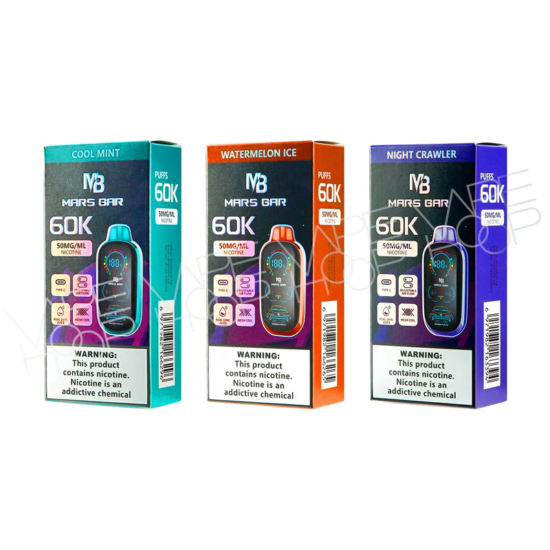 Mars Bar 60000 Puffs Disposable Vape